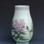 An Over Glazed Lilac Vase