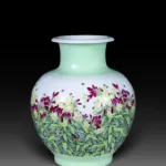 A Fine Over Glazed 'Scenes Of Spring' Vase