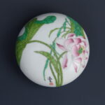 An Over Glazed Lotus Box